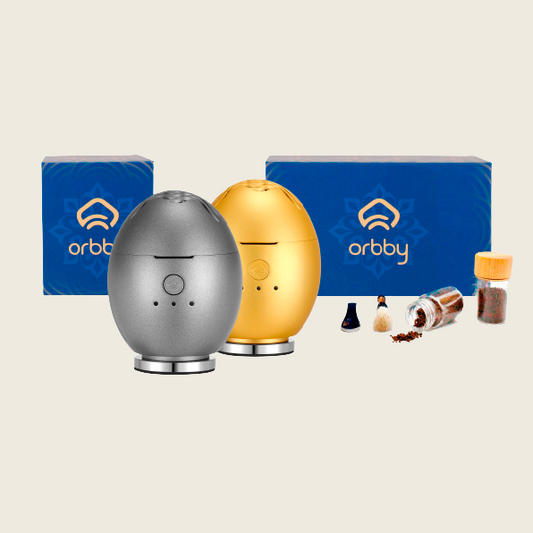 Orbby Aromatherapy Diffuser – Standard / Luxury Edition - Silver/Gold