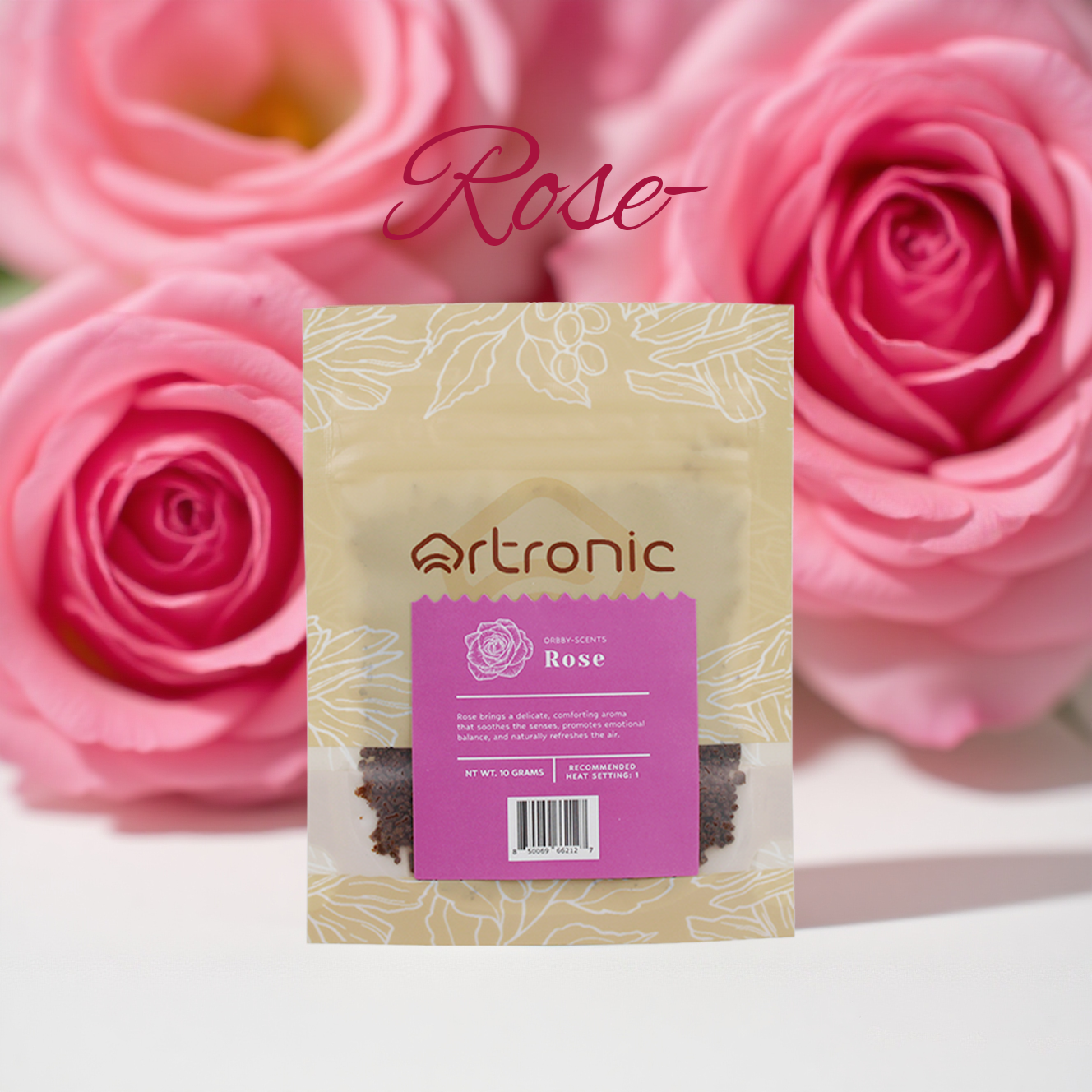 Orbby Aromatische Holz-Nachfüllpackungen – 10 g – Rose